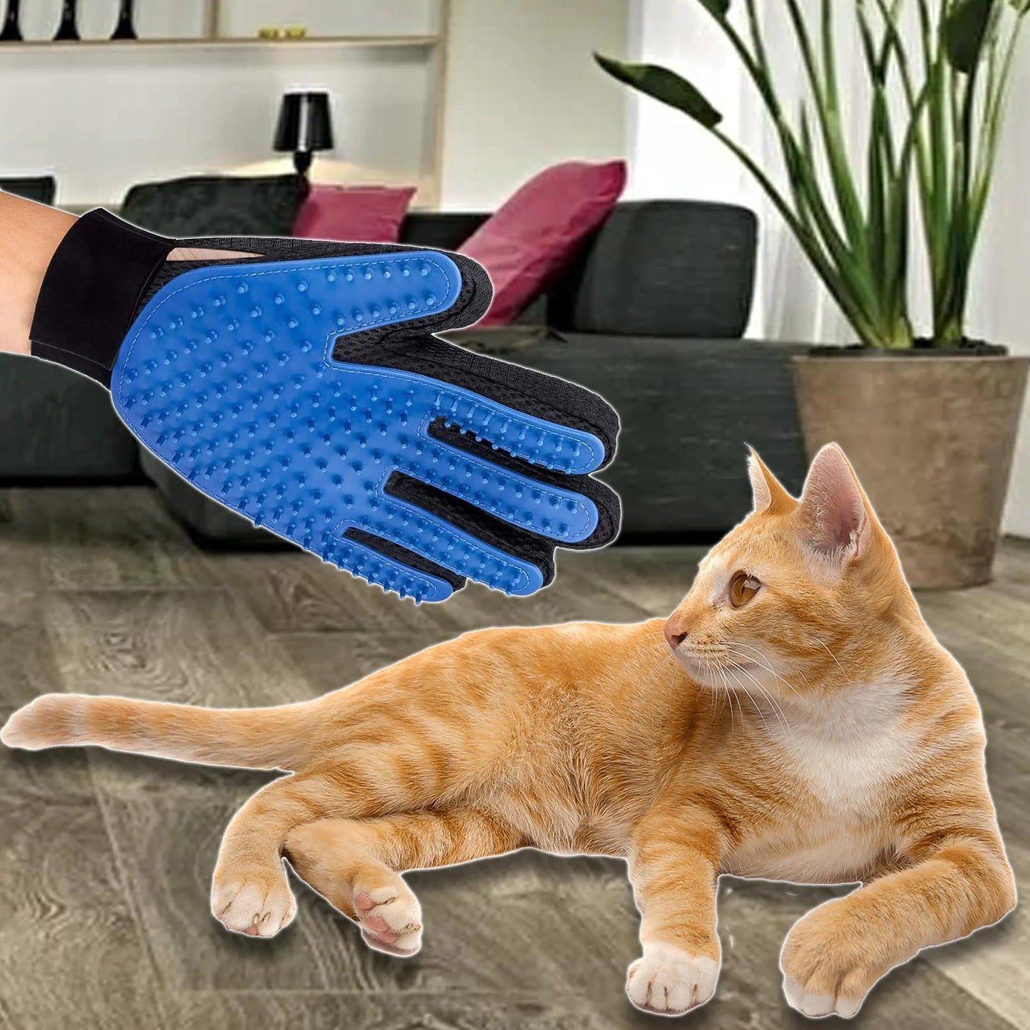 Pet Grooming Gloves-Gentle Care Made Easy